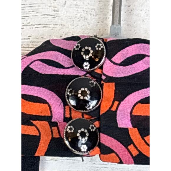 Trina Turk Womens 8 Blank Pink Orange Campania Silk Halter Mini Dress NEW - Picture 8 of 8